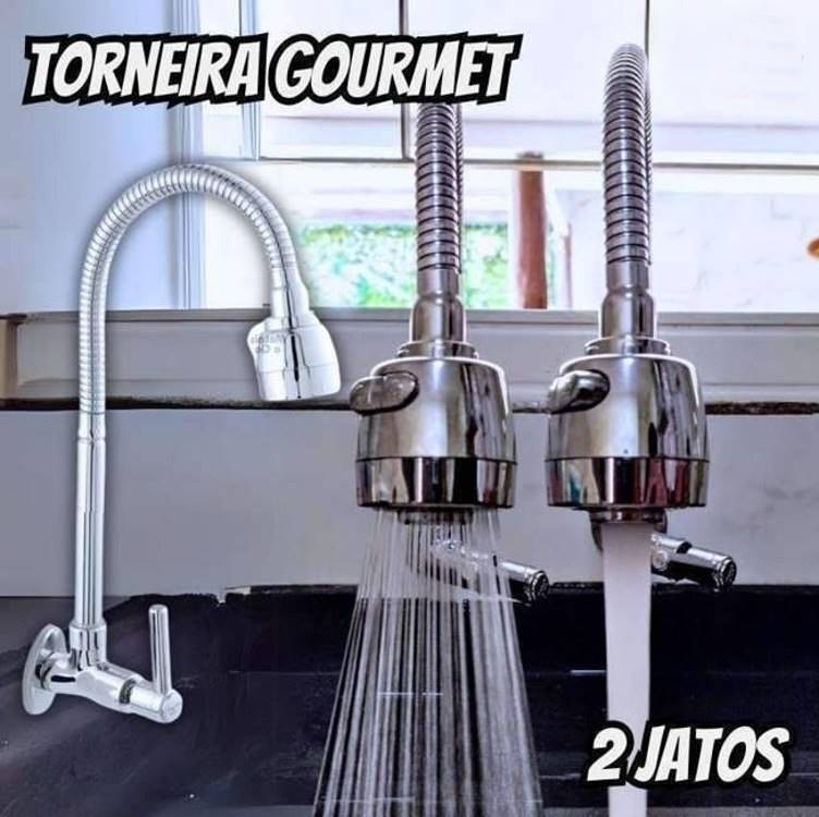 Torneira de cozinha monocomando Império Imports Gourmet 3372 cromado