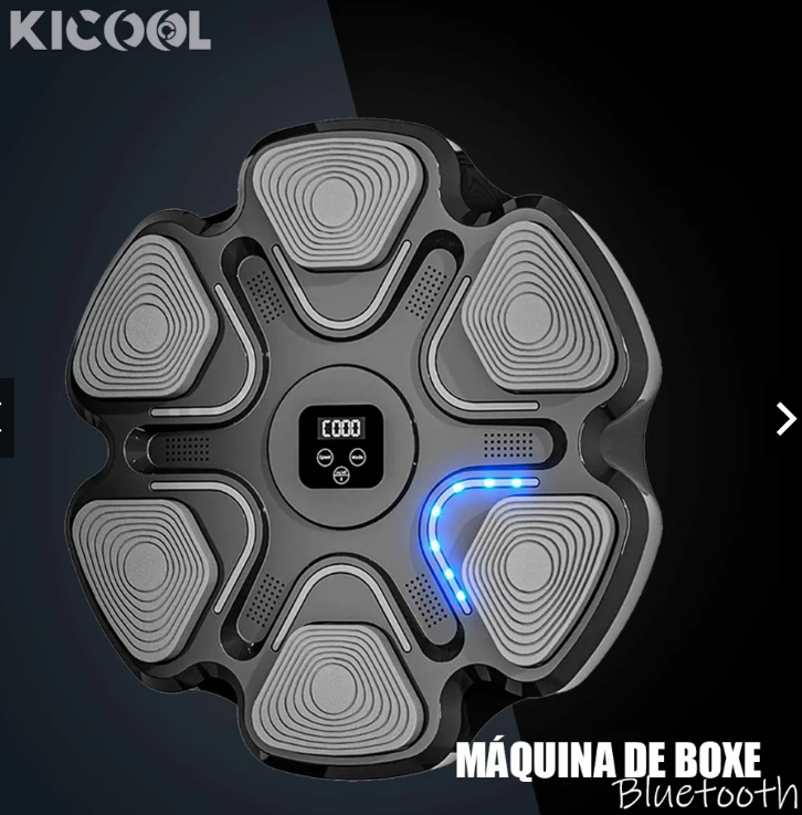 Treino De Boxe Máquina Musical Inteligente De Parede Luz Led