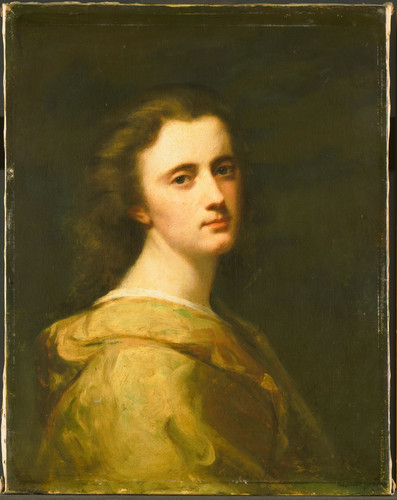 Schwartze, Johann Georg Therese Schwartze (1851 1918). Дочь художника в возрасте 16 лет, 1868, 66 cm