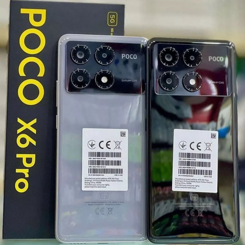 Smartphone Xiaomi POCO X6 Pro 5G 12GB+512GB NFC Dimensity 8300-Ultra 64MP triple camera 67W 120Hz AMOLED Global Version