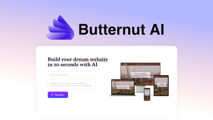 Use this generative AI platform to build your dream website in seconds—without any coding