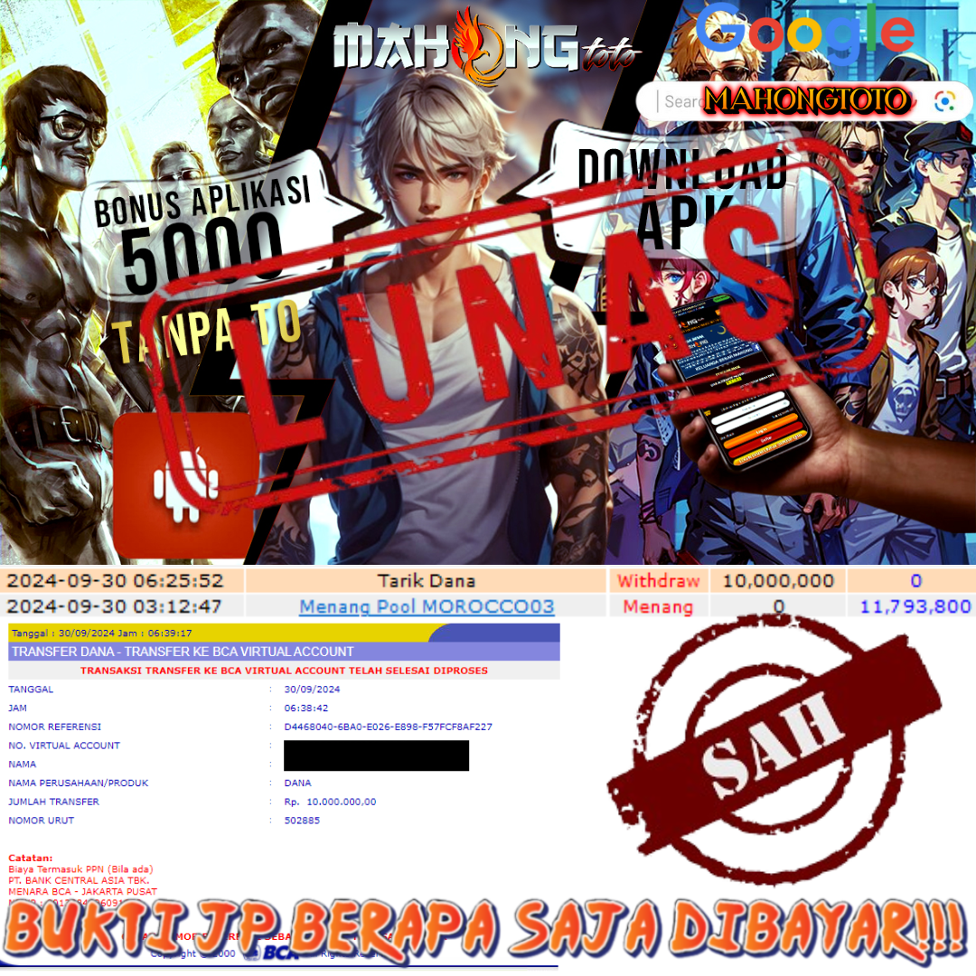 SELAMAT KEPADA ID XXXX JACKPOT POOL MOROCCO 03 DI WEB MAHONGTOTO