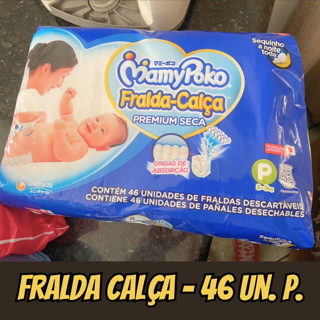 MamyPoko Fralda-Calça Premium Seca P 46 Unidades