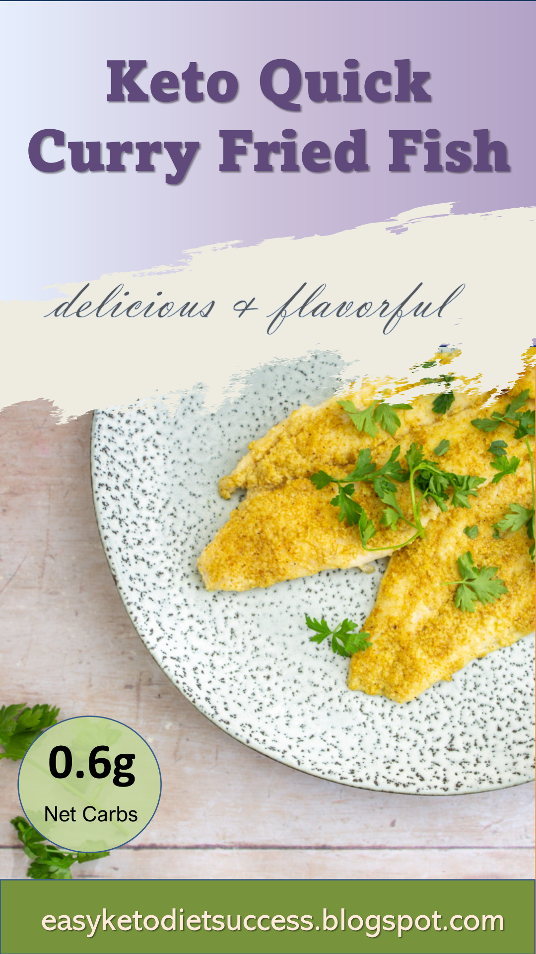 Keto Quick Curry Fried Fish