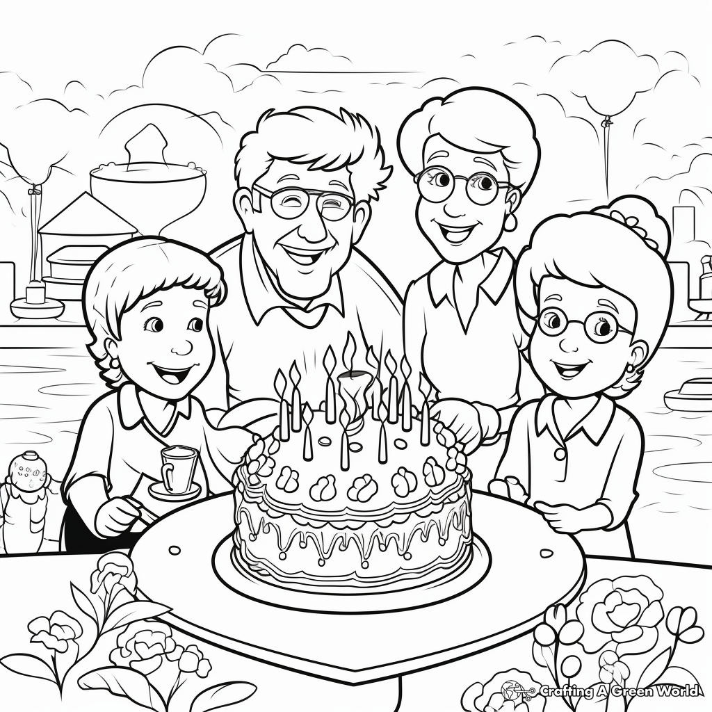 Disegni da colorare festa dei nonni.