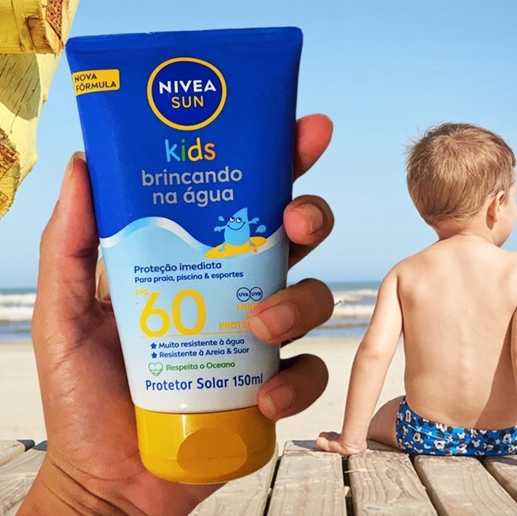 Protetor Solar NIVEA SUN Kids Swin & Play FPS60 150ml, Nivea