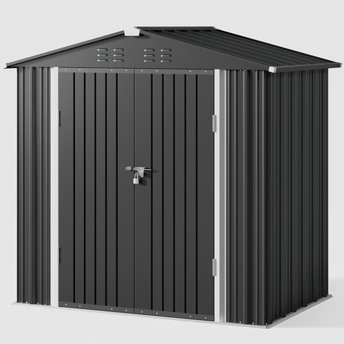 Gizoon Outdoor Backyard Garden Metal Tool Storage Shed with Lockable Double Doors.jpg