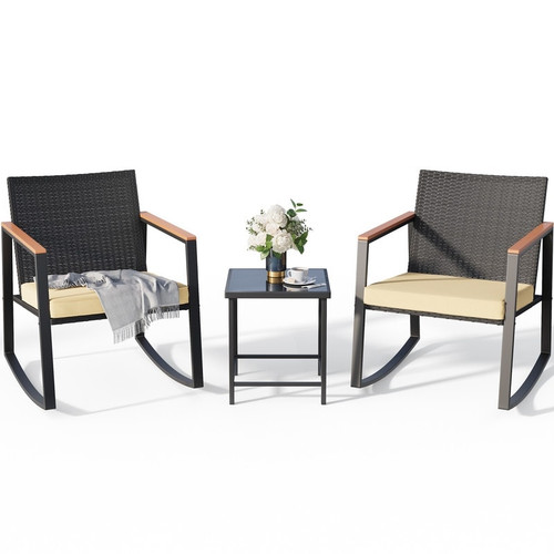 3 Piece Rocking Patio Bistro Set Wicker with Glass Table.jpg