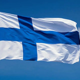 The flag of Finland