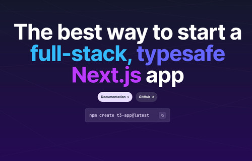 undefined The best way to start a full-stack, typesafe Next.js app