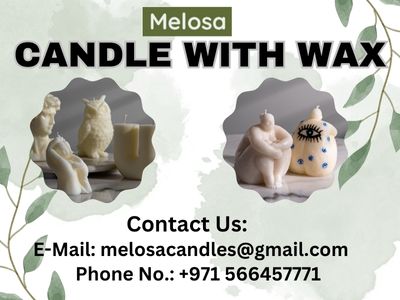 Get High-Quality Candle with Wax at Melosa Candles.1