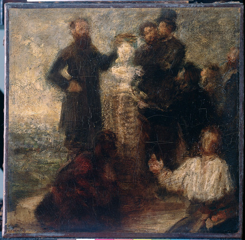 Fantin Latour, Henri Почтение Берлиозу, 1900, 28 cm х 29 cm, Холст, масло