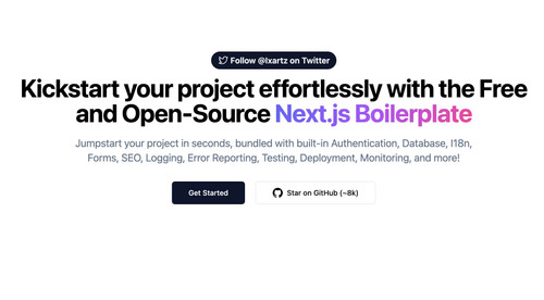 🚀🎉📚 Boilerplate and Starter for Next.js 14+ with App Router and Page Router support, Tailwind CSS 3.4 and TypeScript