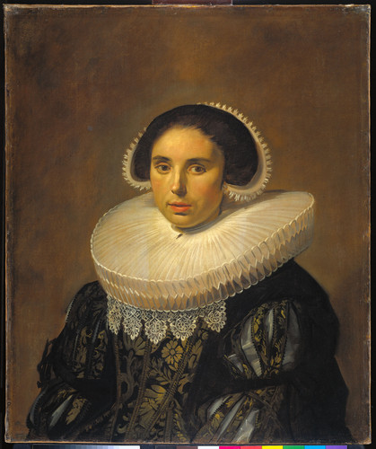 Hals, Frans Портрет женщины, возможно Sara Wolphaerts van Diemen (1594 1667). Вторая жена Nicolaes H