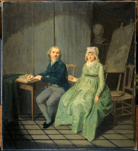 Hendriks, Wybrand Художник и его жена, 1791, 52 cm х 47 cm, Холст, масло