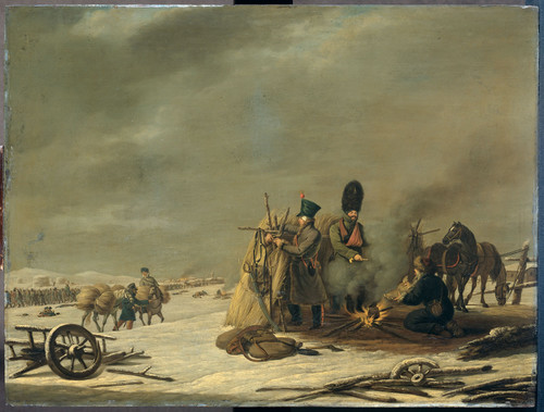 Hari, Johannes I Ночной лагерь у деревни Молодечно 3 4 декабря 1812, эпизод из отступления Наполеона
