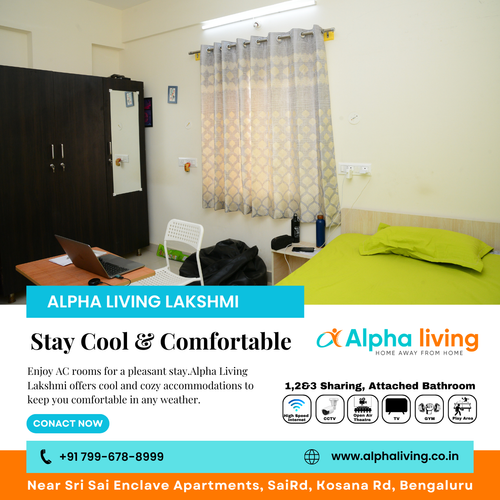 Stay cool and comfortable with air-conditioned rooms at Alpha Living Lakshmi!.png