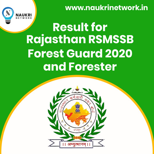 Rajasthan RSMSSB Forest Guard 2020 and Forester Result.jpg