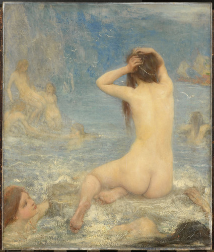 Swan, John Macallan Сирены, 1910, 67 cm х 56,5 cm, Холст, масло