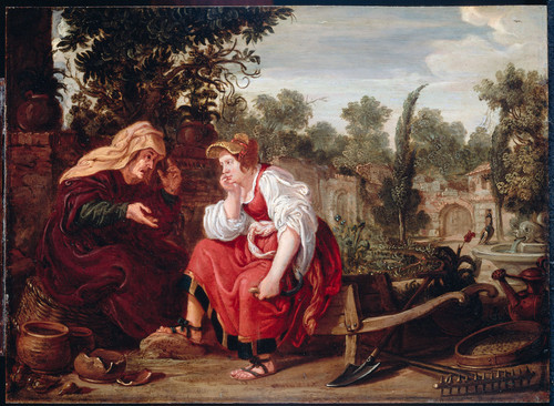 Tengnagel, Jan Вертумн и Помона, 1617, 21,4 cm x 29,4 cm, Медь, масло
