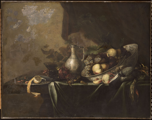 Simons, Michiel II Натюрморт с фруктами, 1673, 89 cm x 113,5 cm, Холст, масло