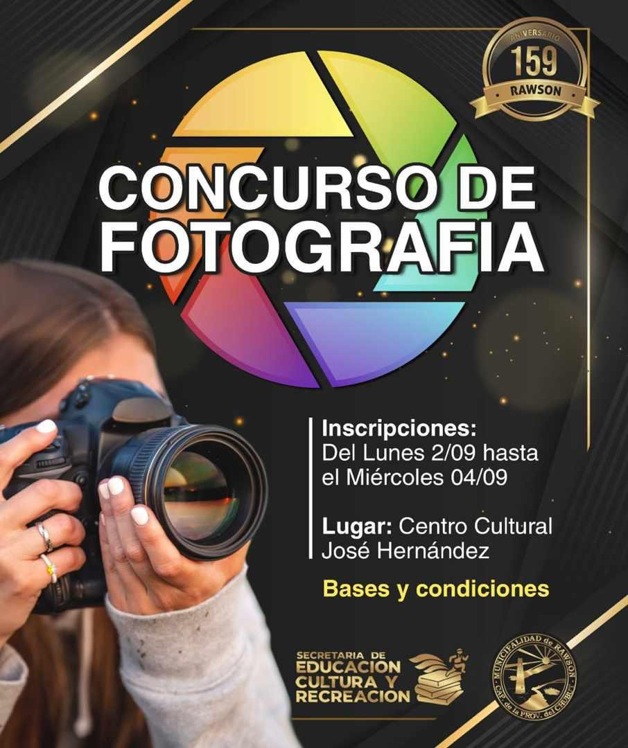 Cultura Rawson lanzará un concurso fotográfico en el mes aniversario