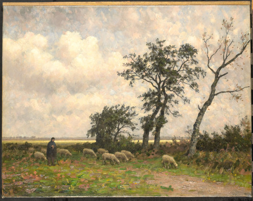 Stengelin, Alphonse Пейзаж в Дренте, 1910, 61 cm х 79 cm, Холст, масло
