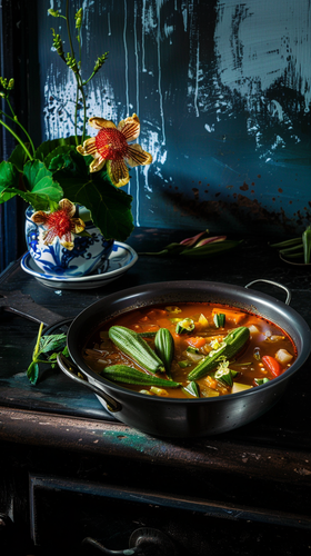 leonrud photo of natural self made tomato okra soup with okra 834c2189 079d 491f adf0 0c9e5d0c4335 3.png