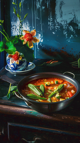 leonrud photo of natural self made tomato okra soup with okra 834c2189 079d 491f adf0 0c9e5d0c4335 3.png