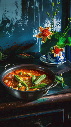 leonrud photo of natural self made tomato okra soup with okra 834c2189 079d 491f adf0 0c9e5d0c4335 3.png