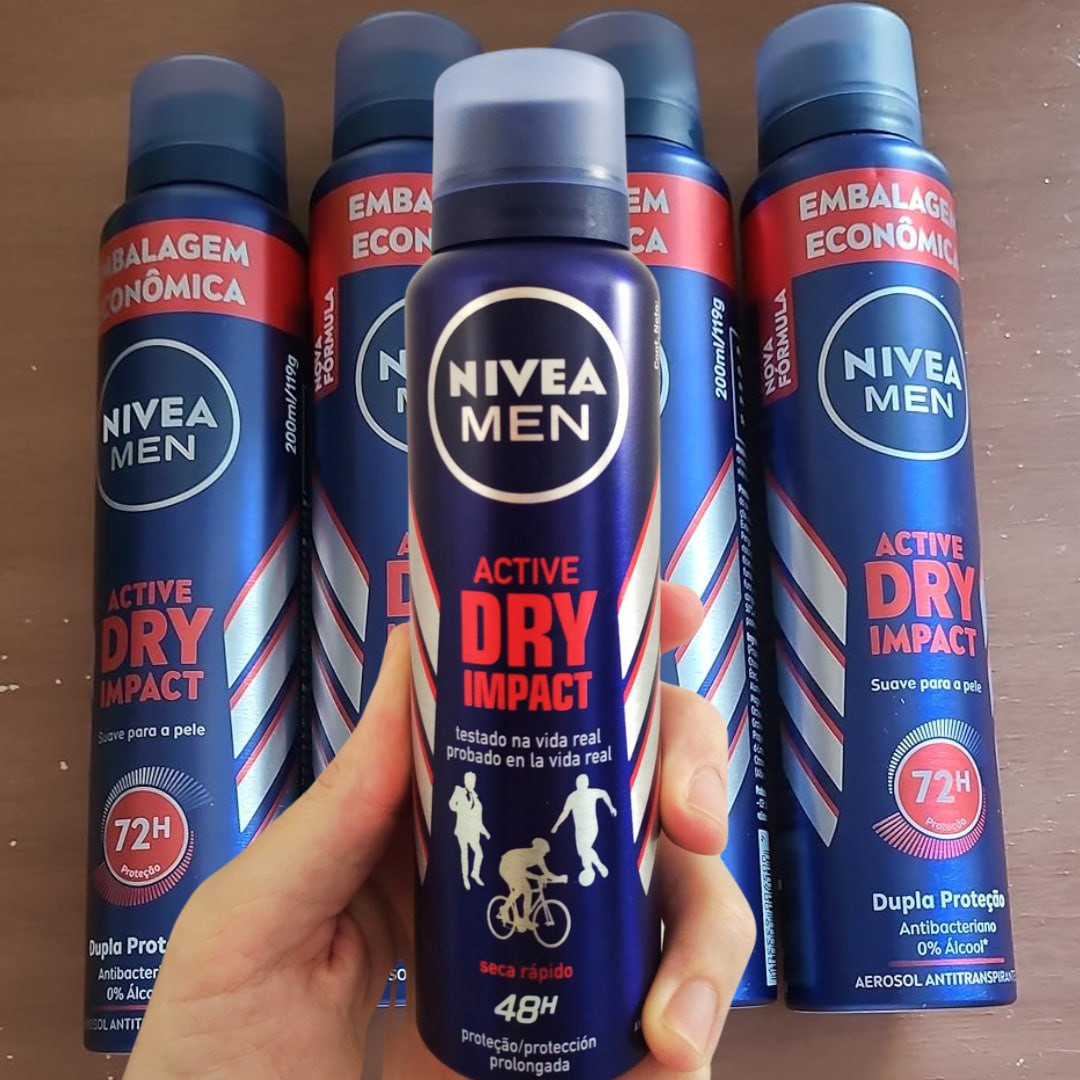 NIVEA Kit Desodorante Aerossol NIVEA MEN Dry Impact 150ML – 2 Unidades