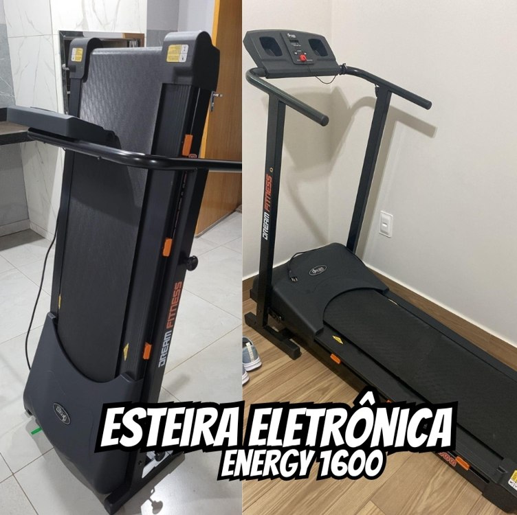 Esteira Eletronica Energy 1600 – Dream Fitness, PRETA