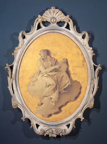 Tiepolo, Giovanni Battista Аллегорическая женская фигура с щитом, 1755, 81 cm х 65 cm, Холст, масло