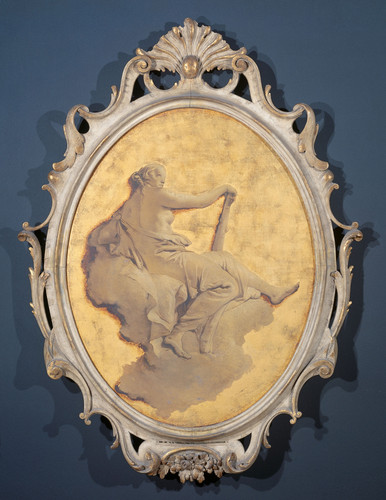 Tiepolo, Giovanni Battista Аллегорическая женская фигура с дубиной, 1755, 81 cm х 65 cm, Холст, масл