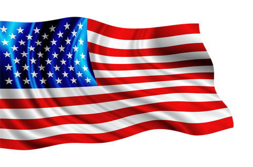 America flag isolated on transparent background PNG.png