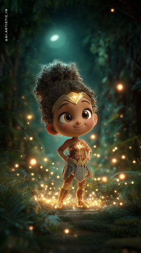 surajarts cute baby wonder woman in 3D animation style smiling cc868e72 a64c 4482 8952 e9134bab01d7 .jpg