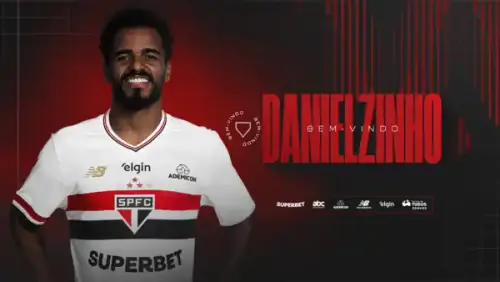 São Paulo confirma contratação de Danielzinho, ex-Mirassol, até 2027 e promete reforço na campanha