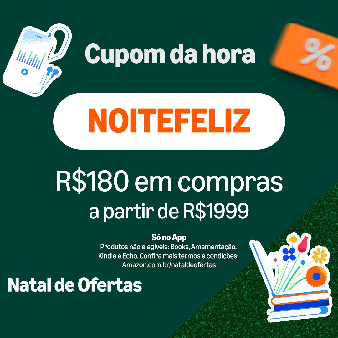 Ganhe R$180 em compras acima de R$1999