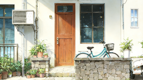 筒子楼下 白天.png