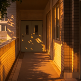 走廊 傍晚