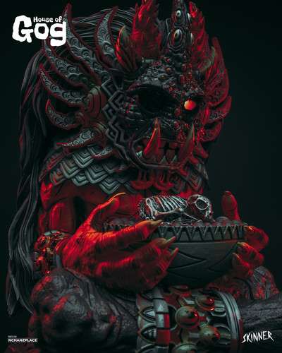 Xalbaga The Cat God Original Art Statue Skinner x House of Gog Photos By The Nchanzplace 1080 x 1350.jpg