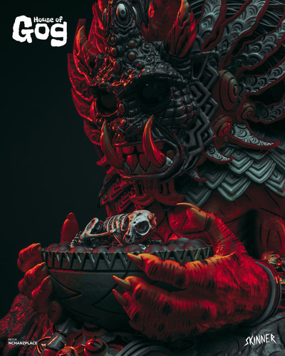 Xalbaga The Cat God Original Art Statue Skinner x House of Gog Photos By The Nchanzplace 1080 x 1350.jpg