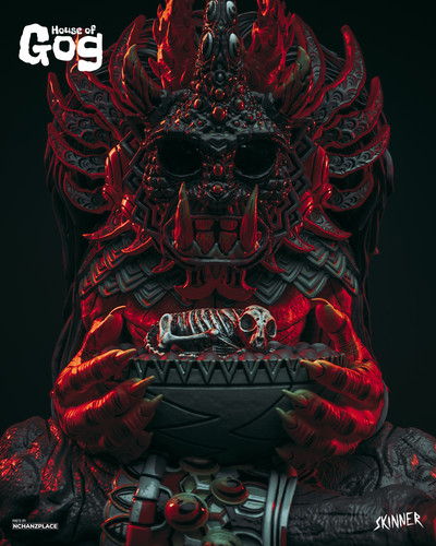 Xalbaga The Cat God Original Art Statue Skinner x House of Gog Photos By The Nchanzplace 1080 x 1350.jpg