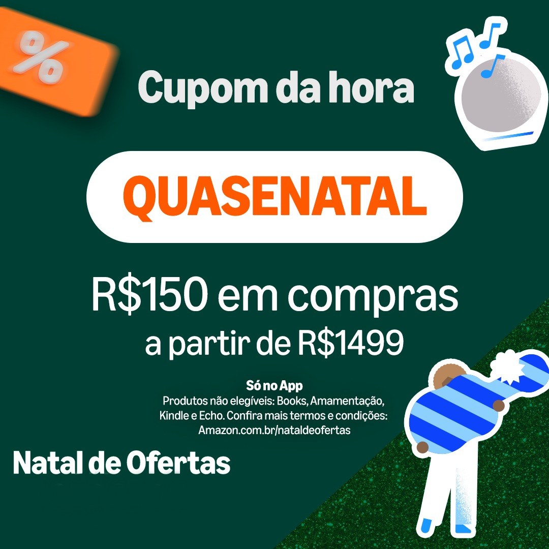 Cupom de R$150 OFF em compras acima de R$1.499