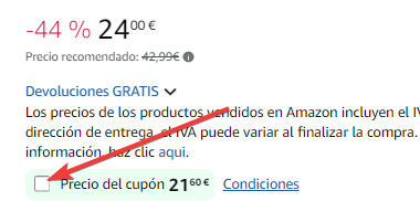 cupón amazon