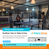 Our rooftop space is a favorite spot for residents to unwind and relax.