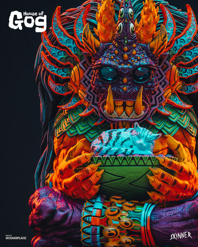 Xalbaga The Cat God Original Art Statue Skinner x House of Gog Photos By The Nchanzplace 1080 x 1350.jpg