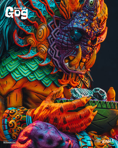 Xalbaga The Cat God Original Art Statue Skinner x House of Gog Photos By The Nchanzplace 1080 x 1350.jpg