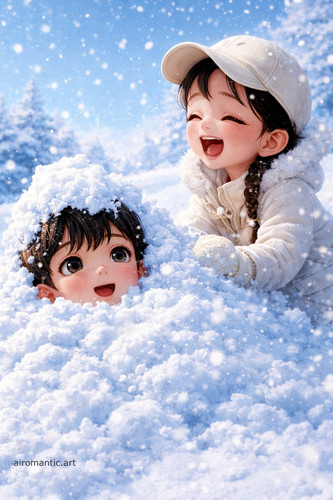 20251220 1154 Playful Snow Fight remix 01kcx6v5wyegev2sy8k8e3dv77.jpg