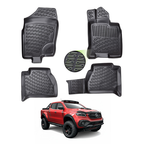 Rubber Floor Mats Mercedes X class 2017 2021 1.1.jpg